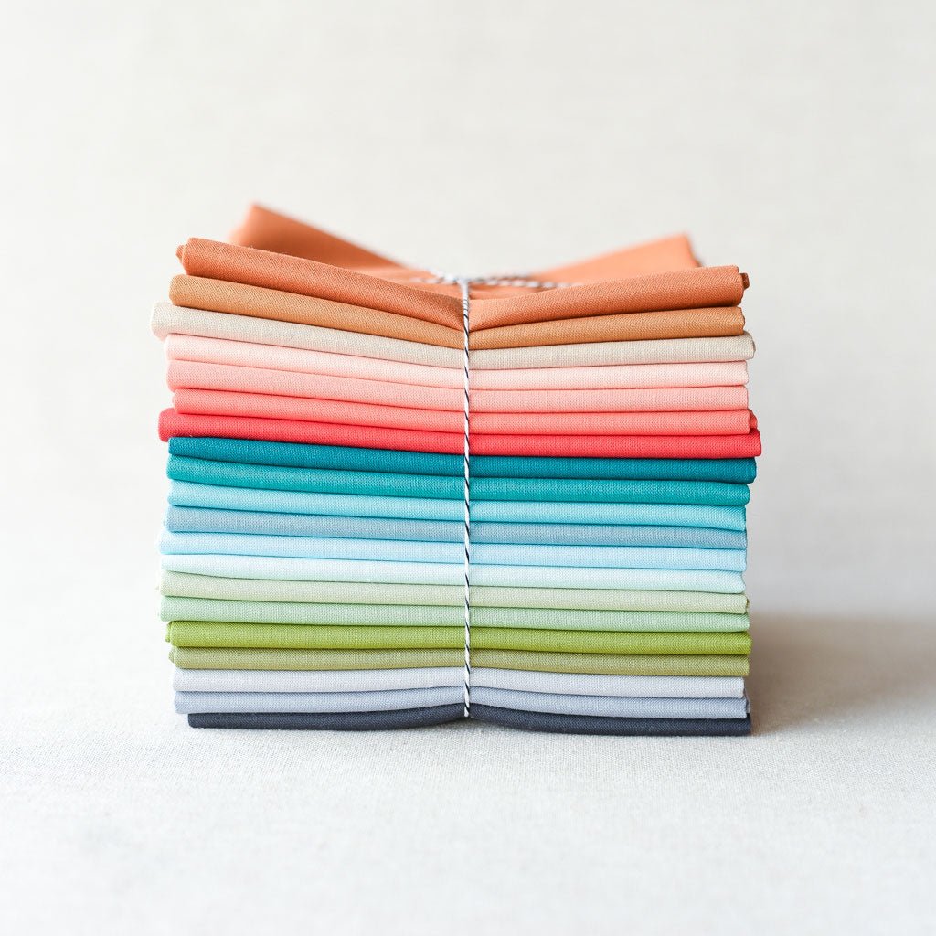 the workroom : Solids Bundle : Handmade Getaway : 20 fat quarters - the workroom