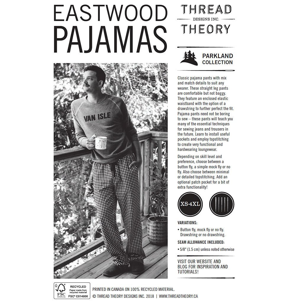 Threads Patterns Pyjamas Thread Theory : Eastwood Pajamas Pattern PDF – the workroom