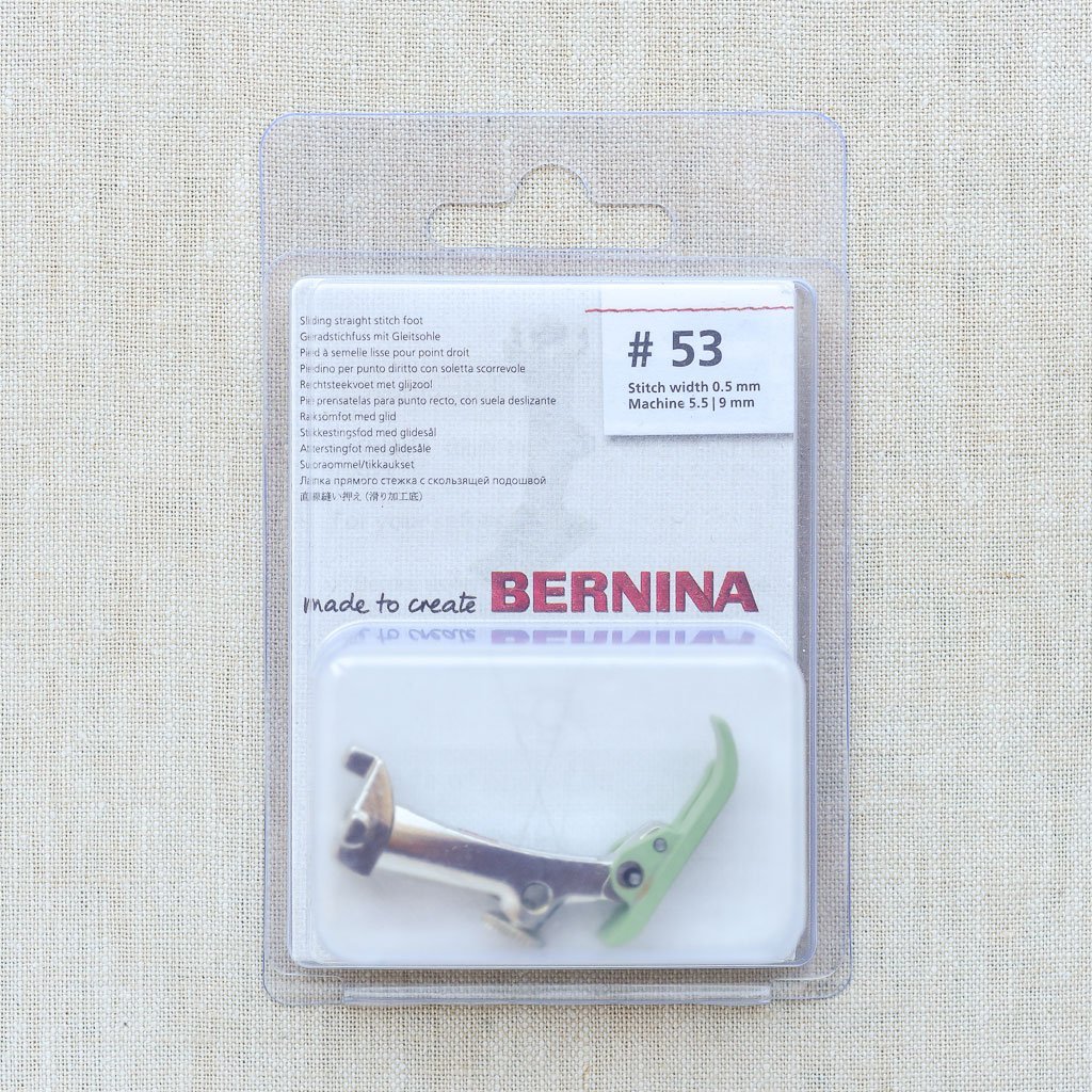 Bernina : New Style : #53 Straight Stitch with Teflon Foot - the workroom