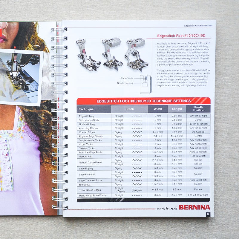 Bernina : The Big Book of Presser Feet : A Guide To Bernina Presser Fe ...