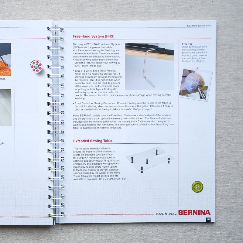 Bernina : The Big Book of Presser Feet : A Guide To Bernina Presser Feet and Accessories - the workroom