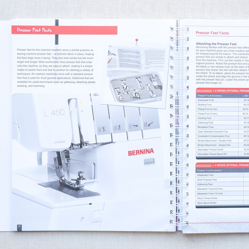 Bernina : The Big Book of Serging : A Guide to Bernina Overlock Machines - the workroom