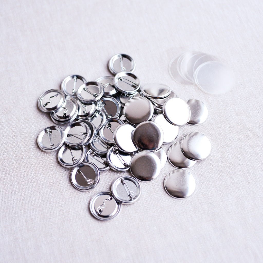 Button Parts : 1.25" 100 pieces - the workroom