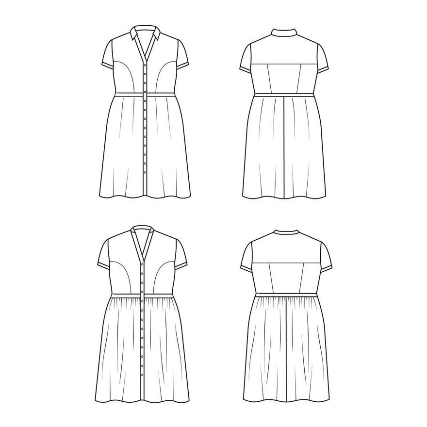 Cashmerette : Lenox Shirtdress Pattern - the workroom