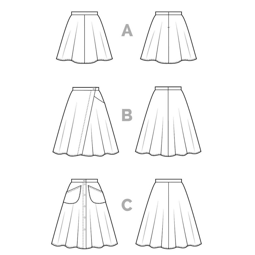 Closet Core Patterns : Fiore Skirt Pattern - the workroom