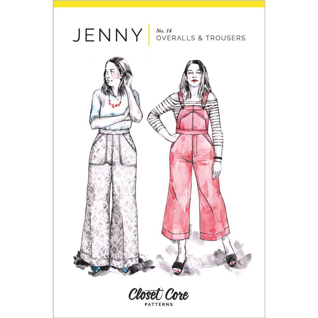 Closet Core Patterns : Jenny Overalls & Trousers Pattern - the workroom
