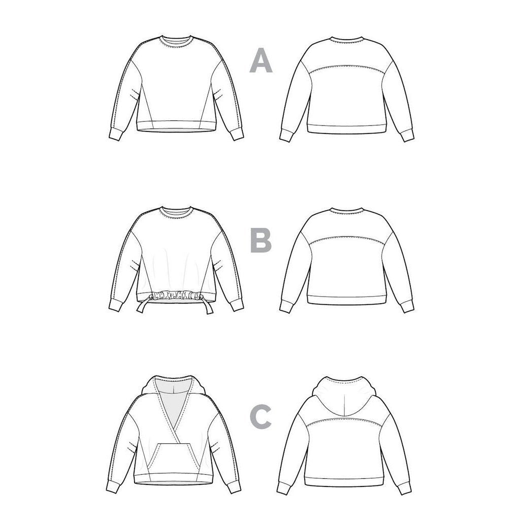 Closet Core Patterns : Mile End Sweatshirt Pattern - the workroom