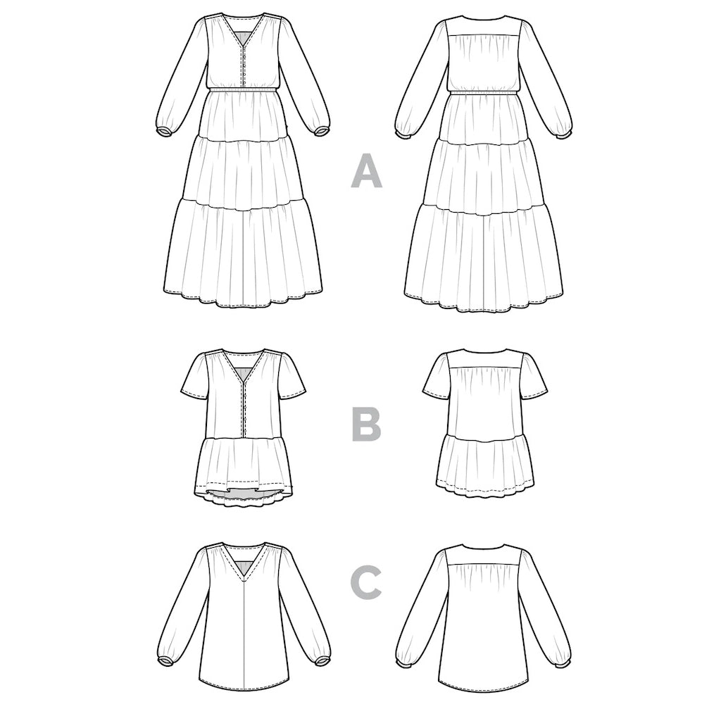 Closet Core Patterns : Nicks Dress & Blouse Pattern - the workroom