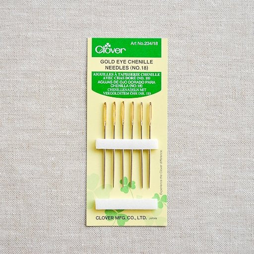 Clover : Gold Eye Chenille Needles - the workroom