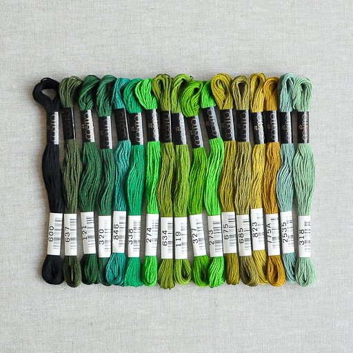 Cosmo : Embroidery Floss Palette : Insects Sampler : 17 pcs - the workroom