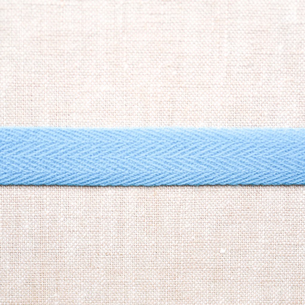 Cotton Twill Tape : 1/2” Wide : Light Blue - the workroom