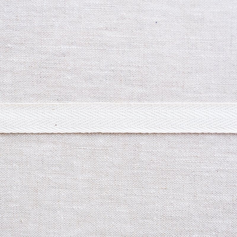 Cotton Twill Tape : 1/2” Wide : Natural - the workroom