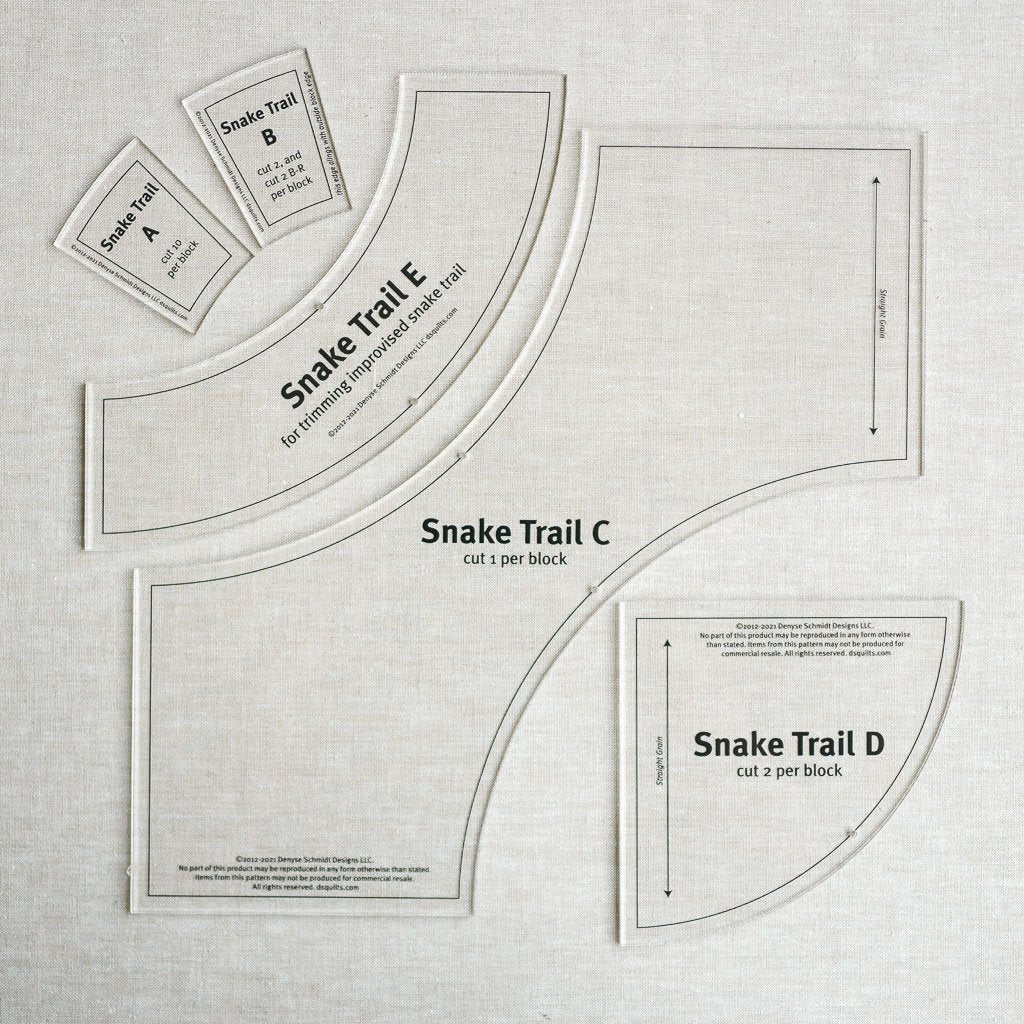Denyse Schmidt : Snake Trail : Acrylic Templates - the workroom