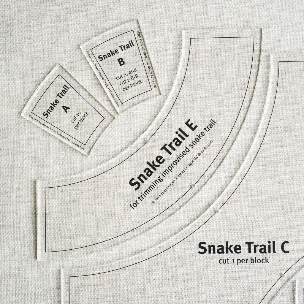 Denyse Schmidt : Snake Trail : Acrylic Templates - the workroom