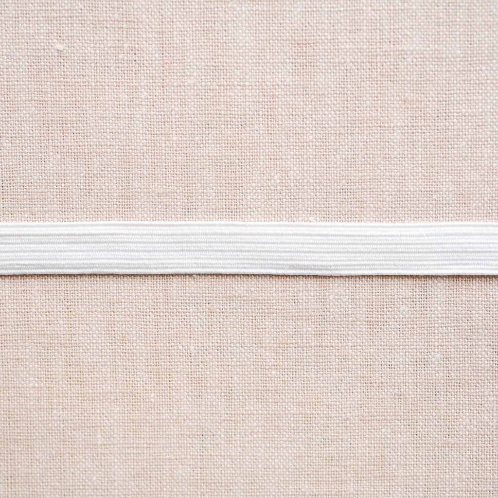 Dritz : White Braided Elastic : 3/8” by the metre - the workroom