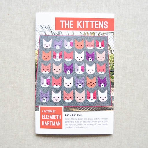 Elizabeth Hartman : The Kittens Quilt Pattern - the workroom