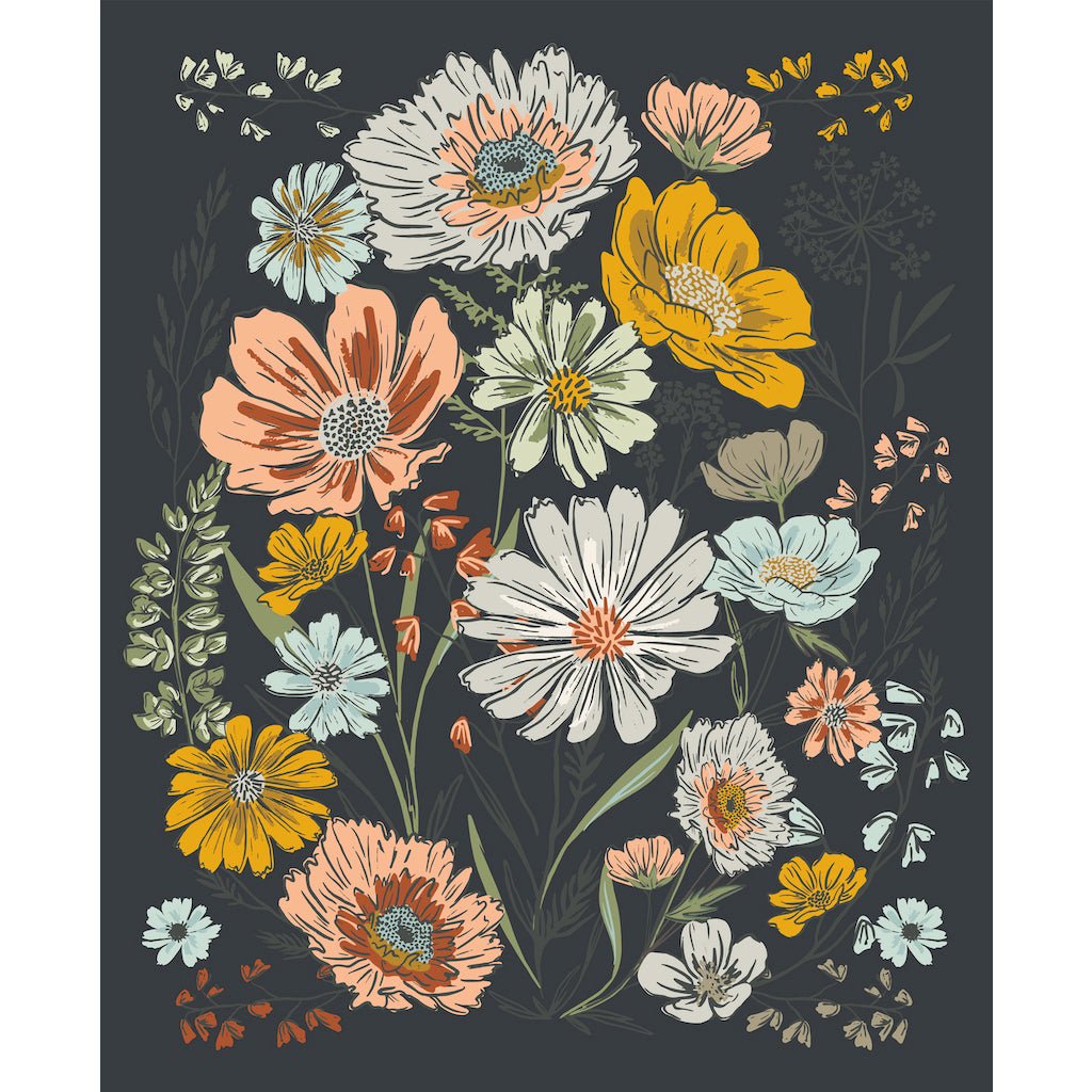 Fancy That Design House & Co. : Woodland & Wildflowers : Charcoal Panel - the workroom