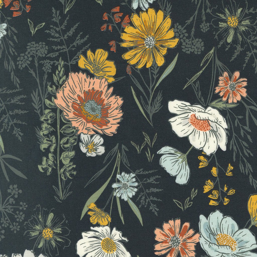 Fancy That Design House & Co. : Woodland & Wildflowers : Charcoal Wildflower Wonder - the workroom