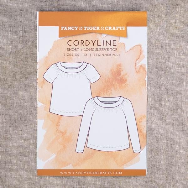 Fancy Tiger : Cordyline Short & Long Sleeve Top Pattern - the workroom