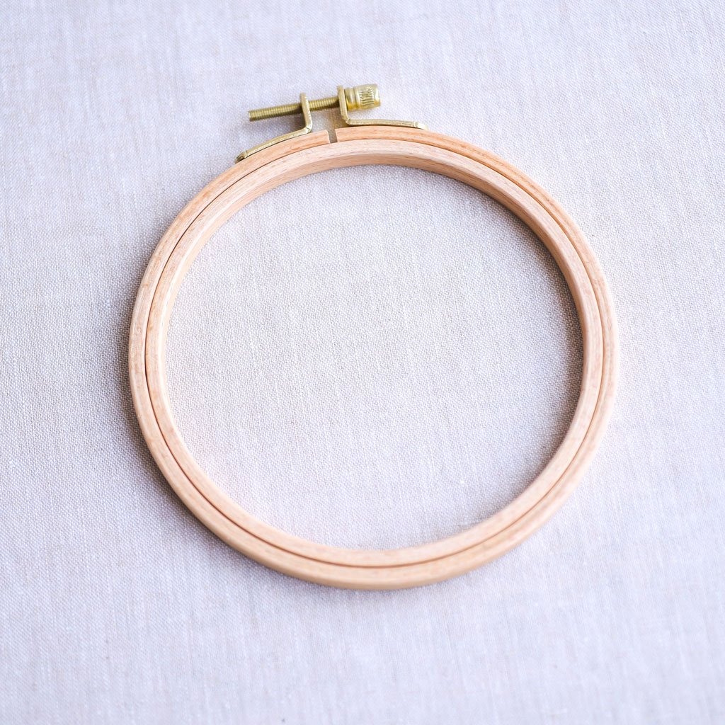 Frank A. Edmunds : Embroidery Hoop : Polished Beech : 5" - the workroom