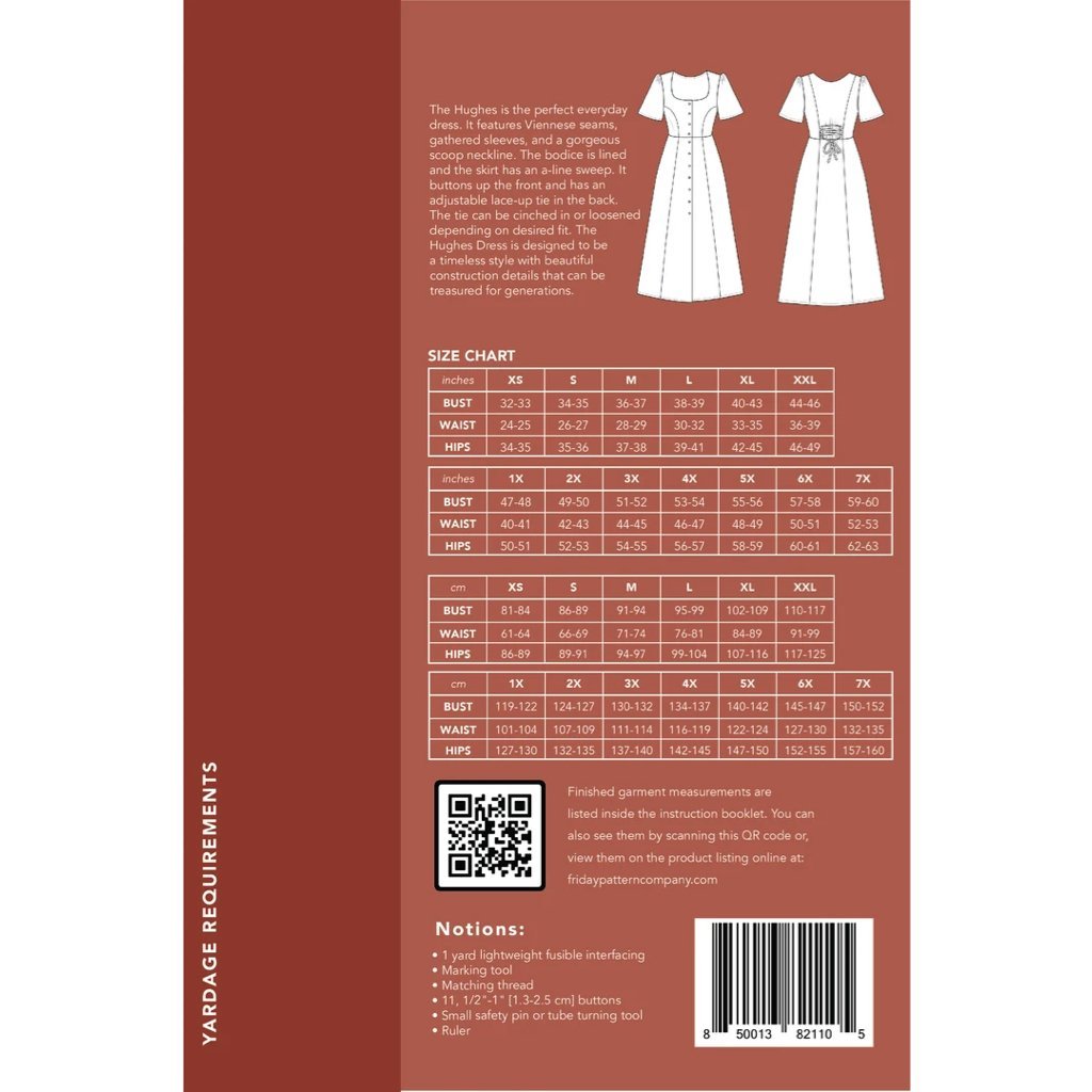 Friday Pattern Co. : Hughes Dress Pattern - the workroom