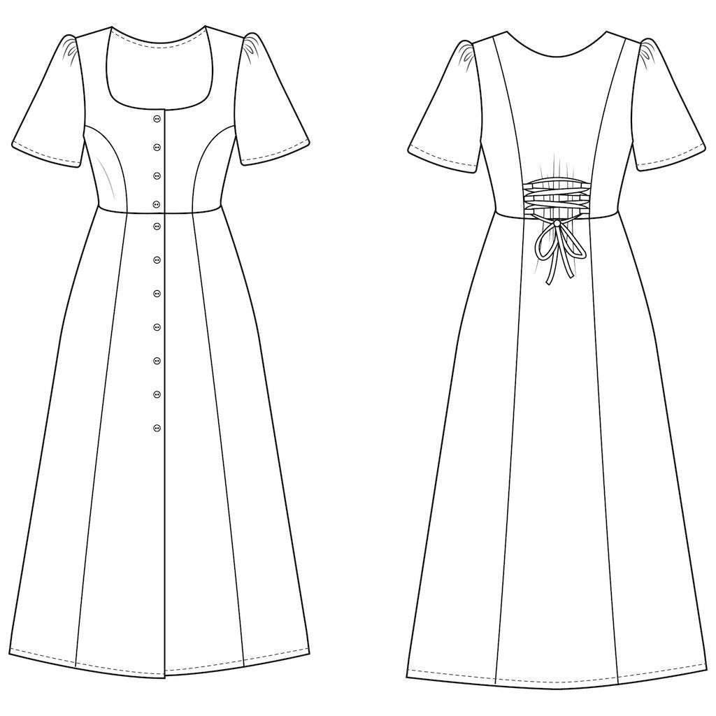 Friday Pattern Co. : Hughes Dress Pattern - the workroom