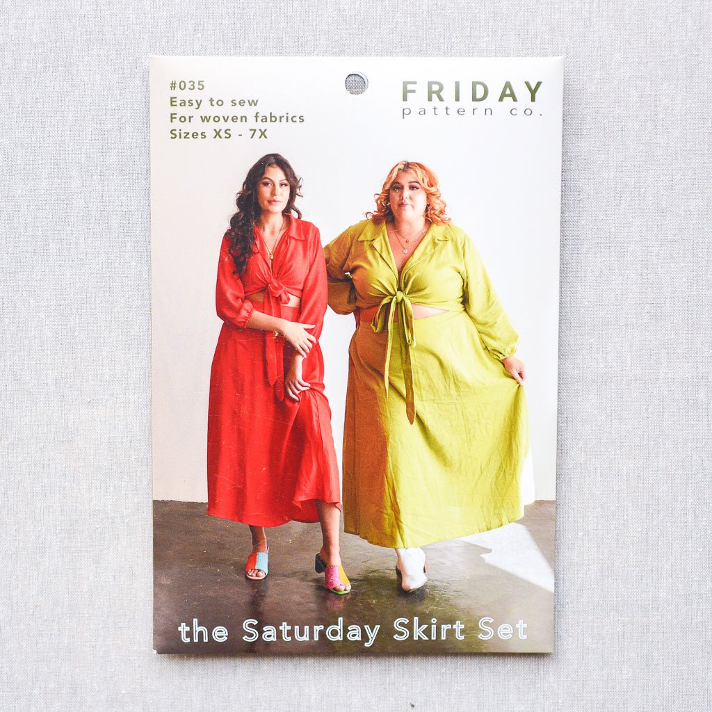 Friday Pattern Co. : Saturday Skirt Set Pattern - the workroom