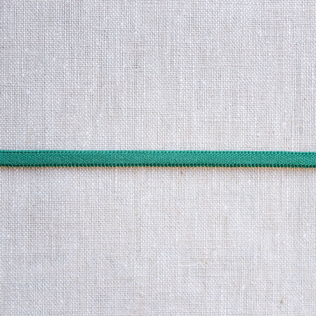 Galaxy Notions : Banded Stretch Elastic : Green : 1/6" wide by the metre - the workroom