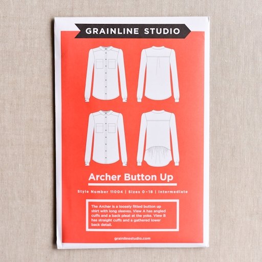 Grainline Studio : Archer Button-Up Shirt Pattern - the workroom