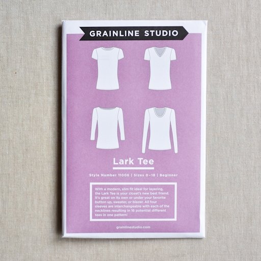 Grainline Studio : Lark Tee Pattern - the workroom