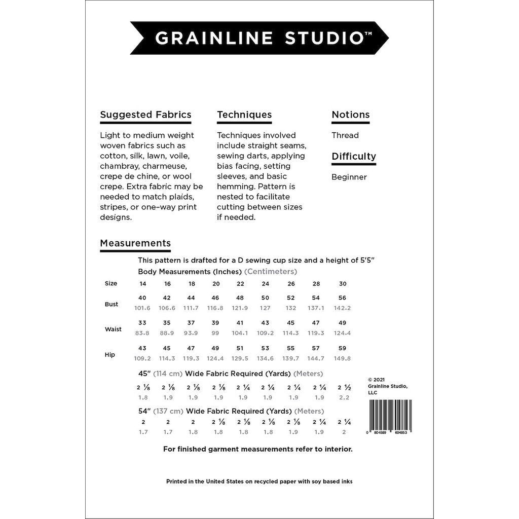 Grainline Studio : Scout Tee Pattern - the workroom