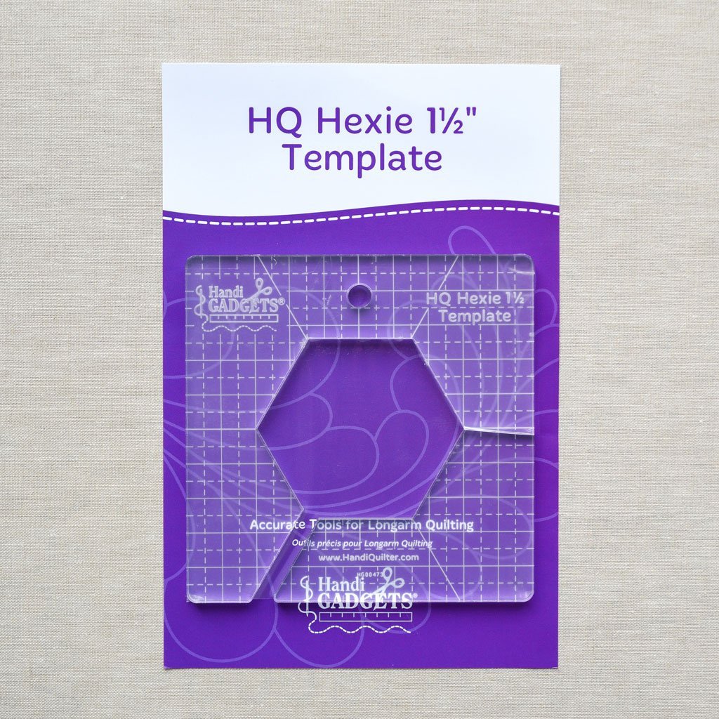 Handi Quilter : Hexie 1 1/2" Template - the workroom