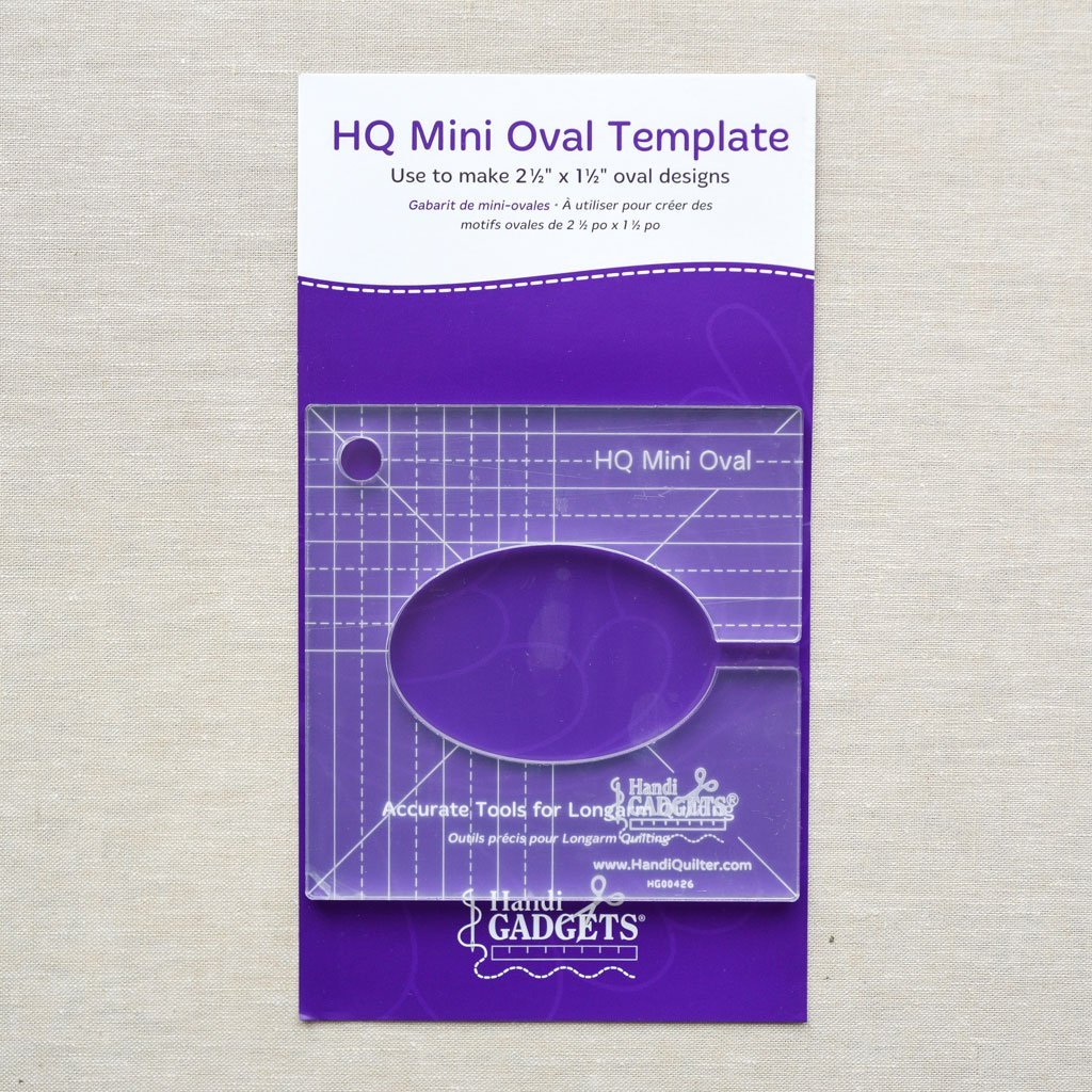 Handi Quilter : Mini Oval Template - the workroom