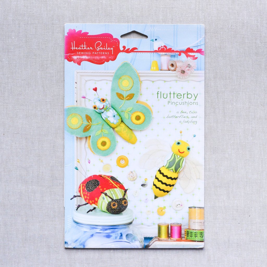 Heather Bailey : Flutterby Pincushion Pattern - the workroom