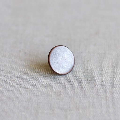 Jean Button + Pin : Plain : 17mm - the workroom