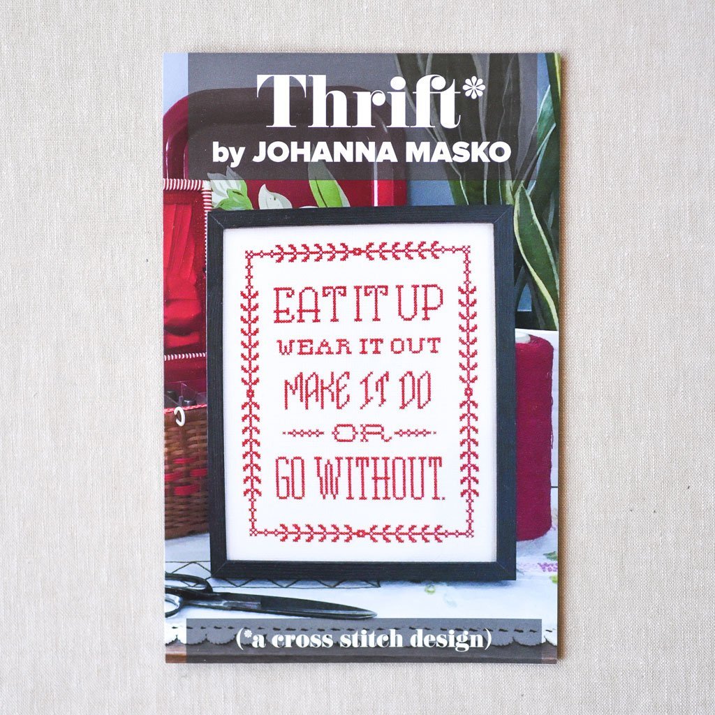 Johanna Masko : Thrift Cross Stitch Pattern - the workroom