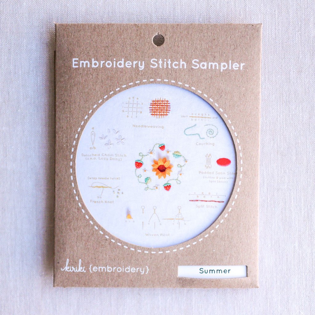 Kiriki Press : Embroidery Stitch Sampler : Summer - the workroom