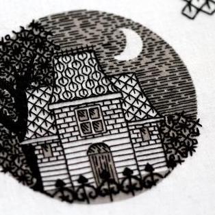Kiriki Press : Embroidery Stitch Sampler : Victorian House - the workroom