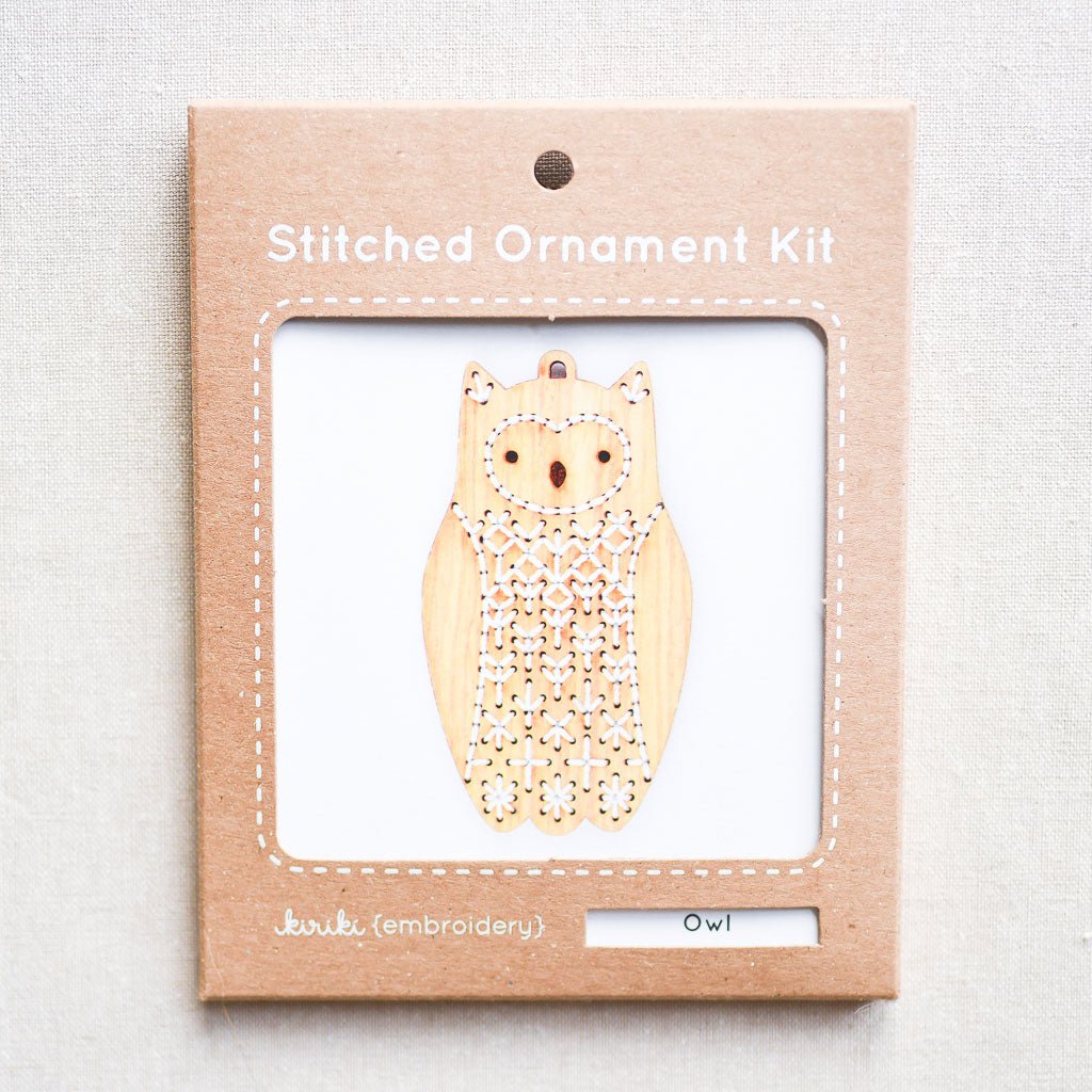Kiriki Press : Ornament Kit : Owl - the workroom