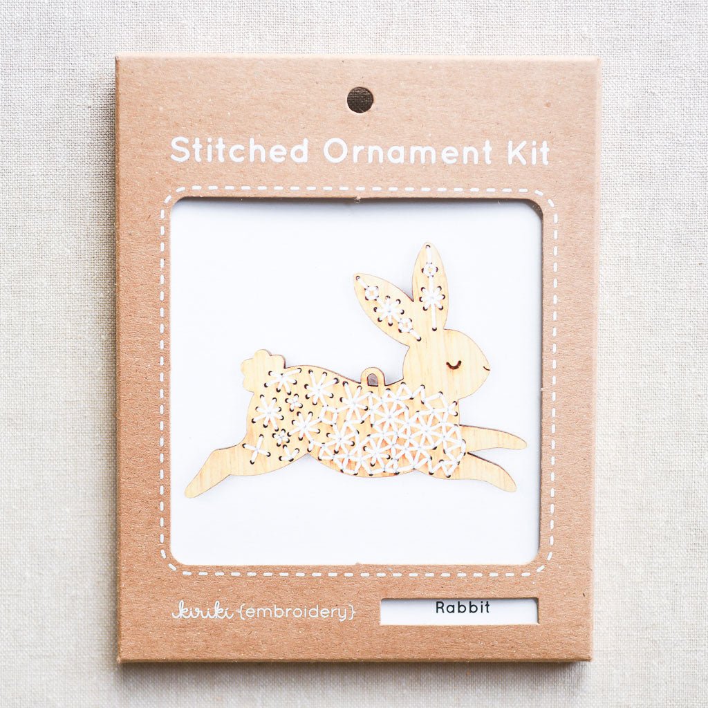 Kiriki Press : Ornament Kit : Rabbit - the workroom