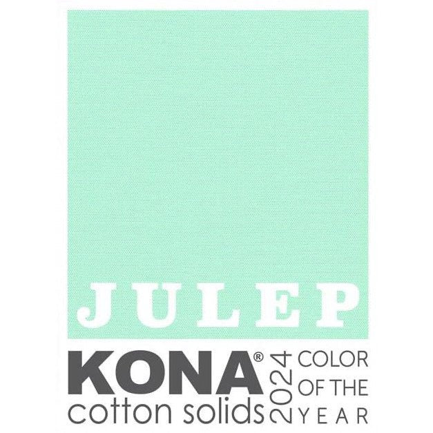 Kona Solid Cotton : Julep : Colour of the Year 2024 - the workroom
