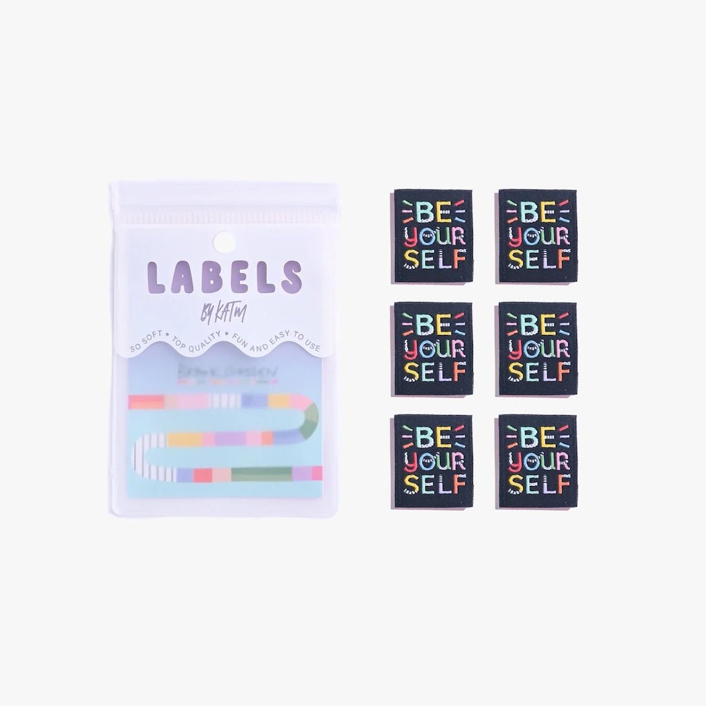 Kylie And The Machine : Woven Labels : Be Yourself by Brook Gossen : 6 pcs - the workroom