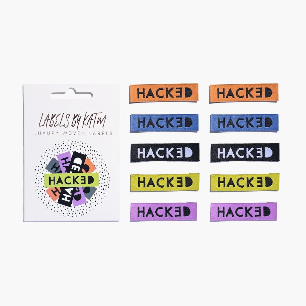 Kylie And The Machine : Woven Labels : Hacked : 10 pcs - the workroom