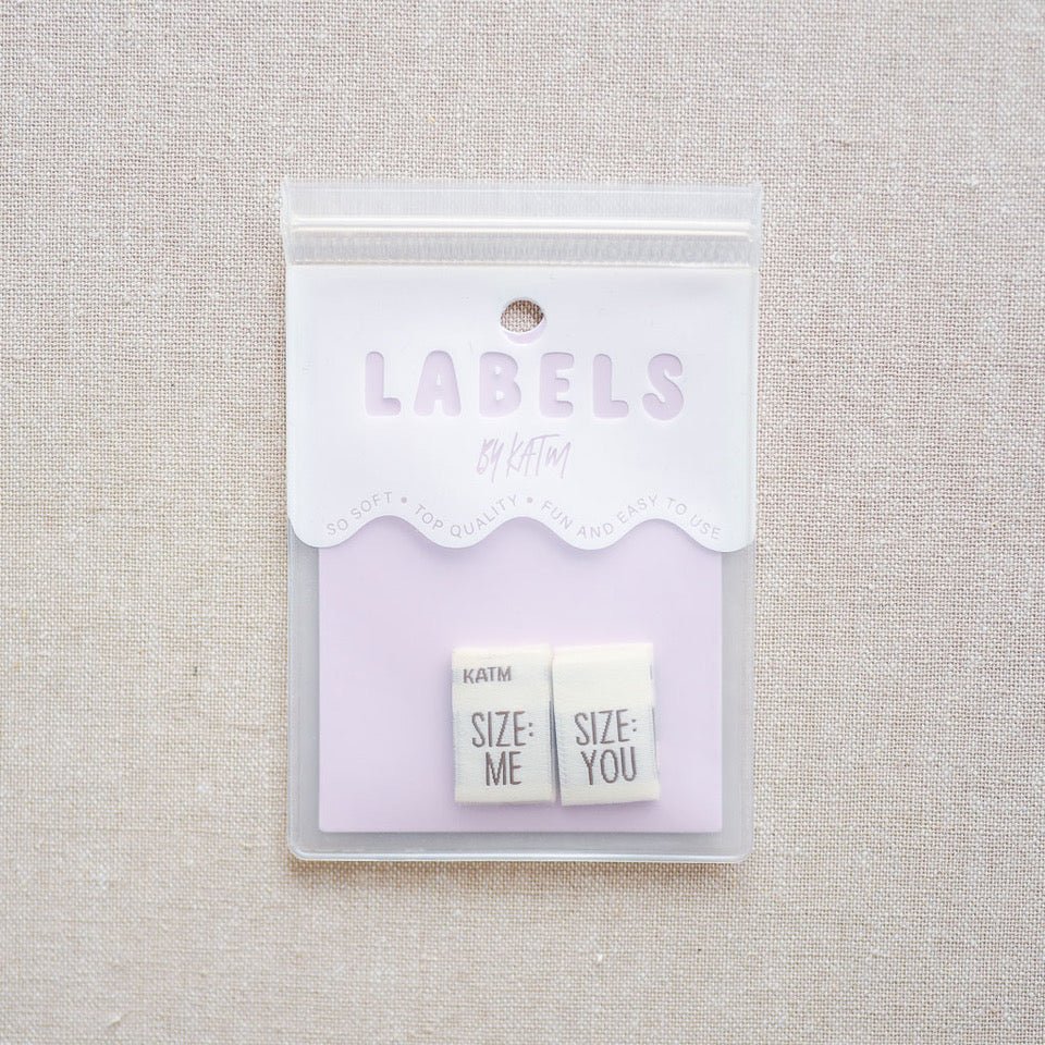 Kylie And The Machine : Woven Labels : Size - Me Size You : 6 pcs - the workroom