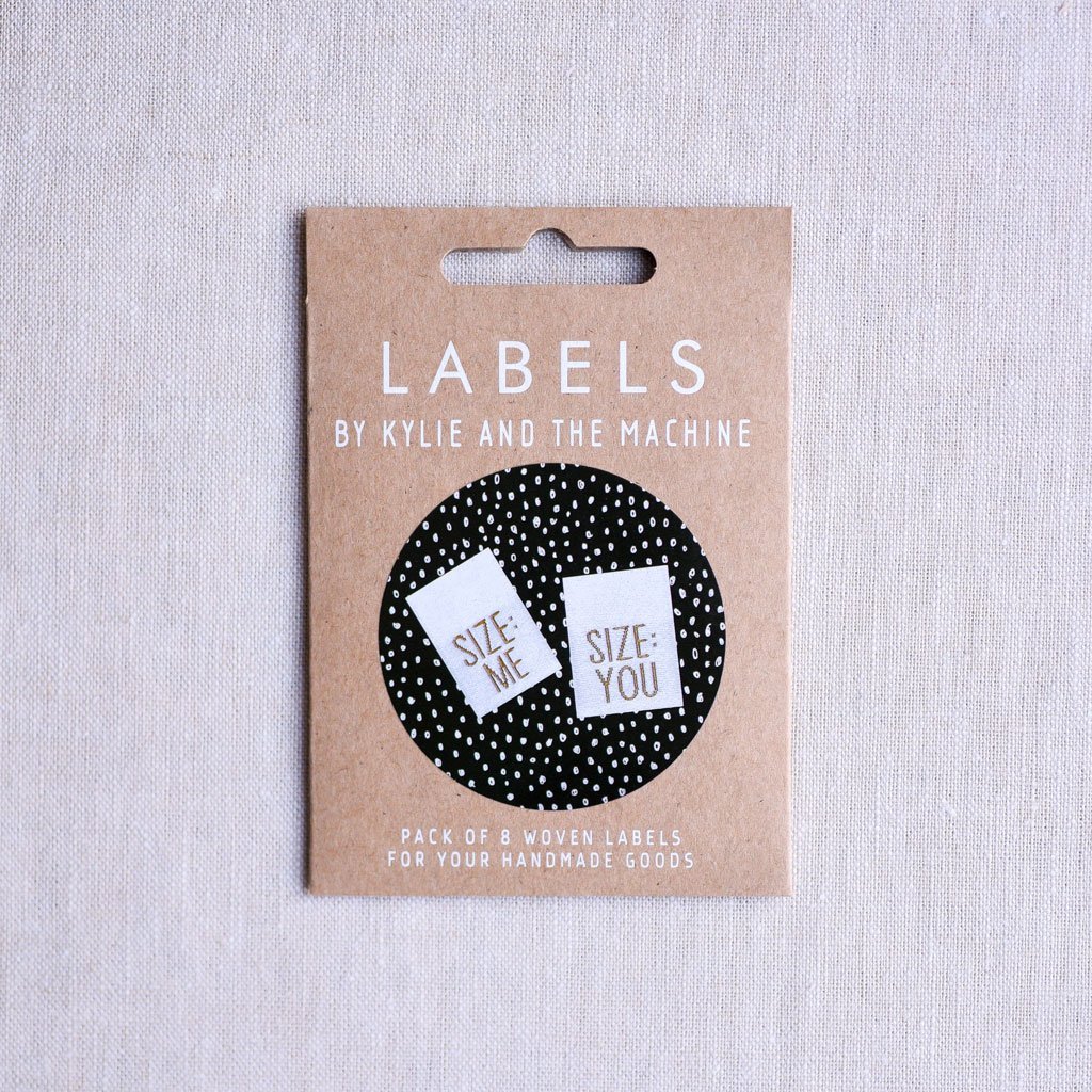 Kylie And The Machine : Woven Labels : Size - Me/You : 8 pcs NEW - the workroom