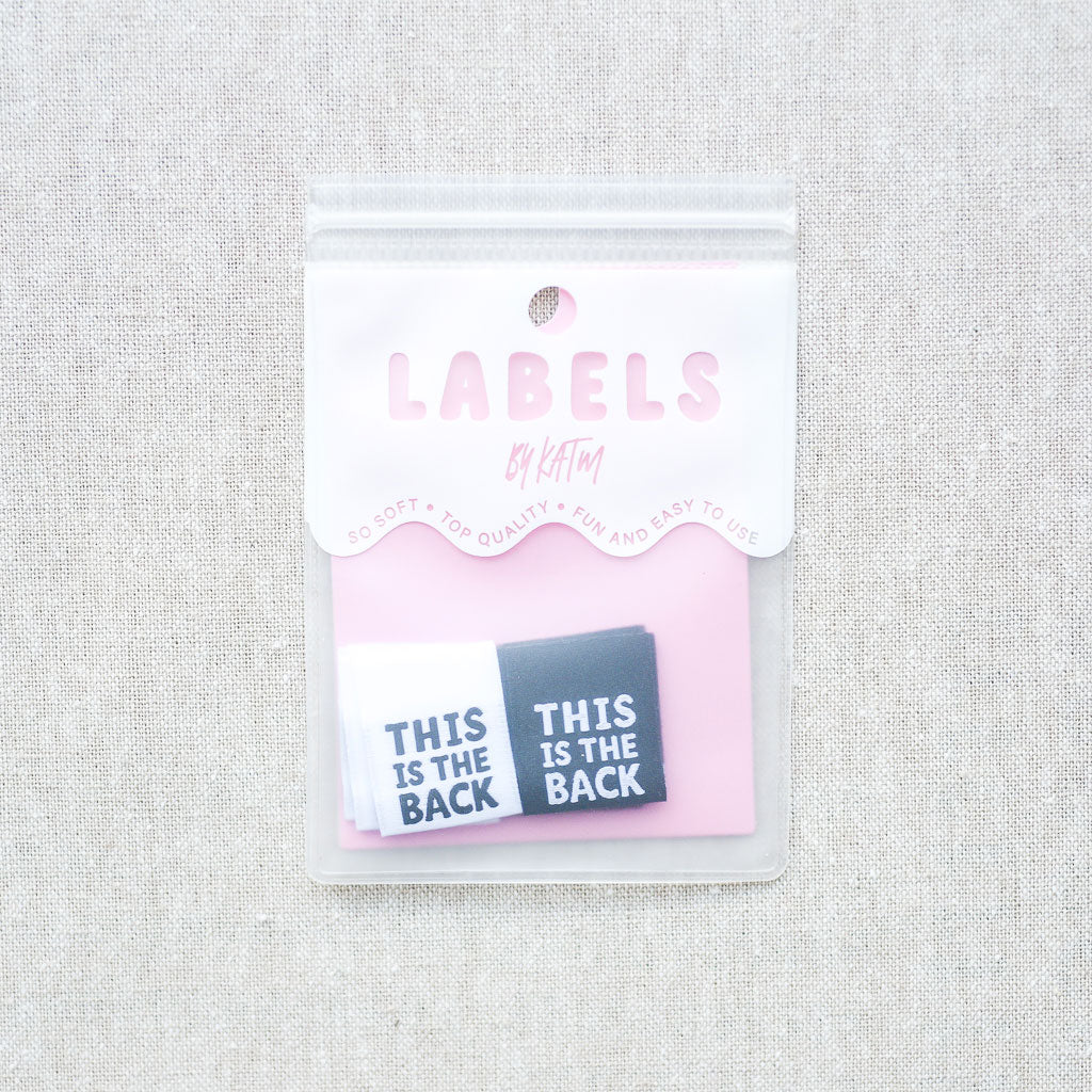 Kylie And The Machine : Woven Labels : This Is The Back : 6 pcs. - the workroom