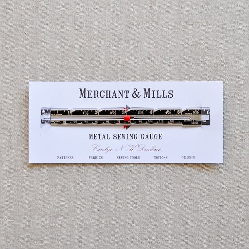 Merchant & Mills : 6" Metal Sewing Gauge : Black - the workroom