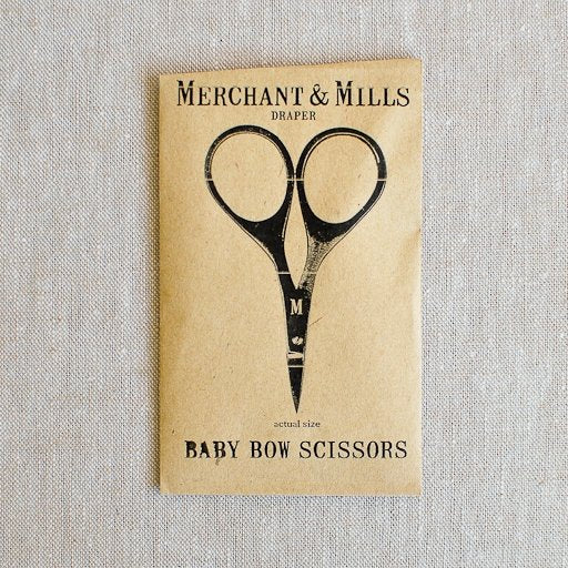 Merchant & Mills : Baby Bow Scissors : Black 3" Right-Handed - the workroom