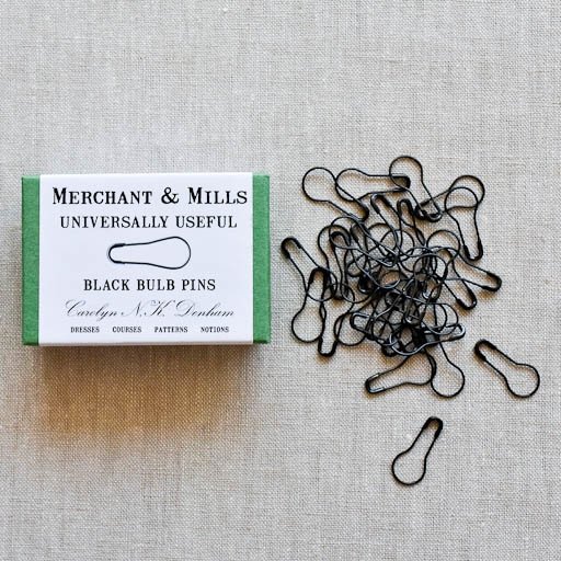 Merchant & Mills : Bulb Pins : Black - the workroom