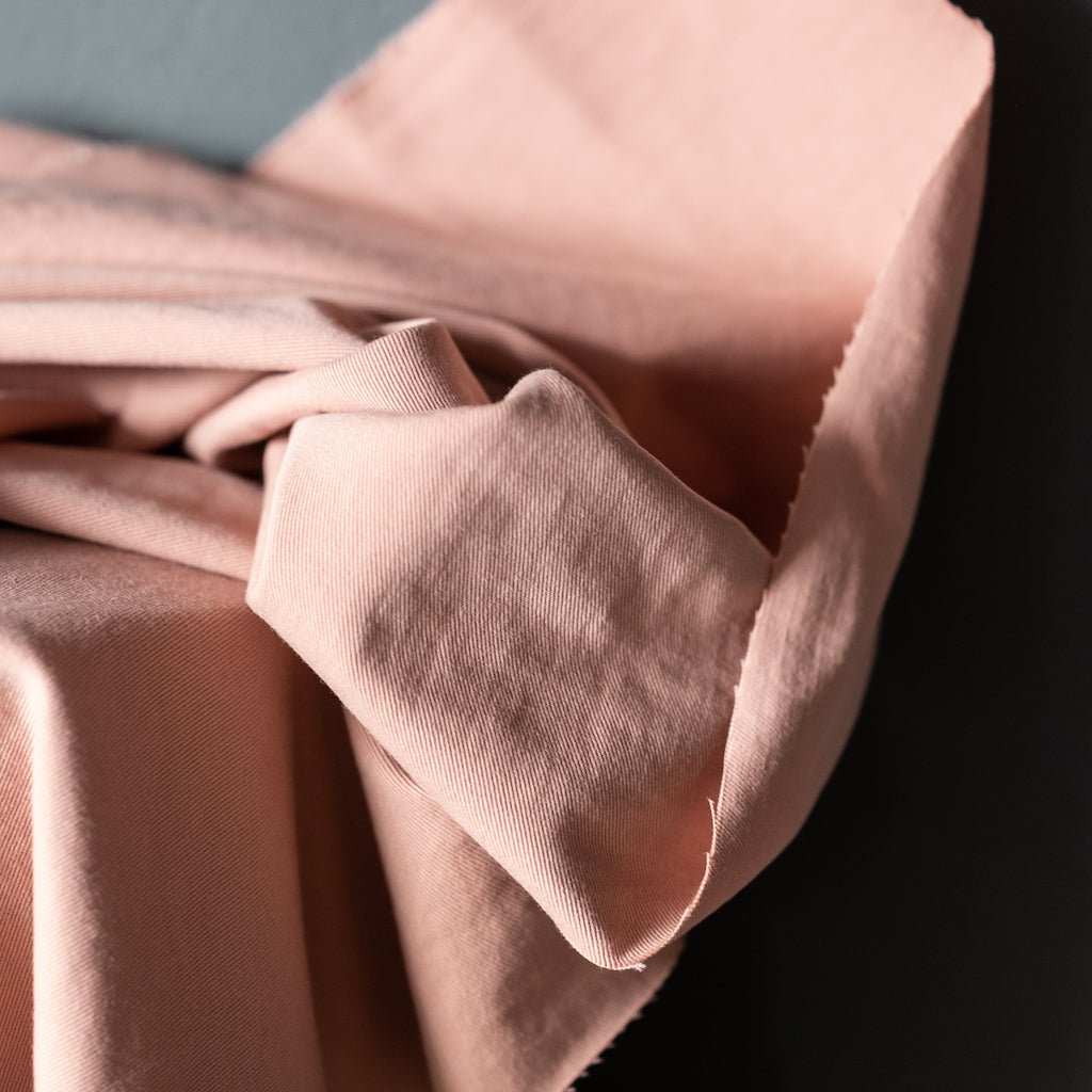 Merchant & Mills : Effie Pink Organic Cotton Sanded Twill - the workroom